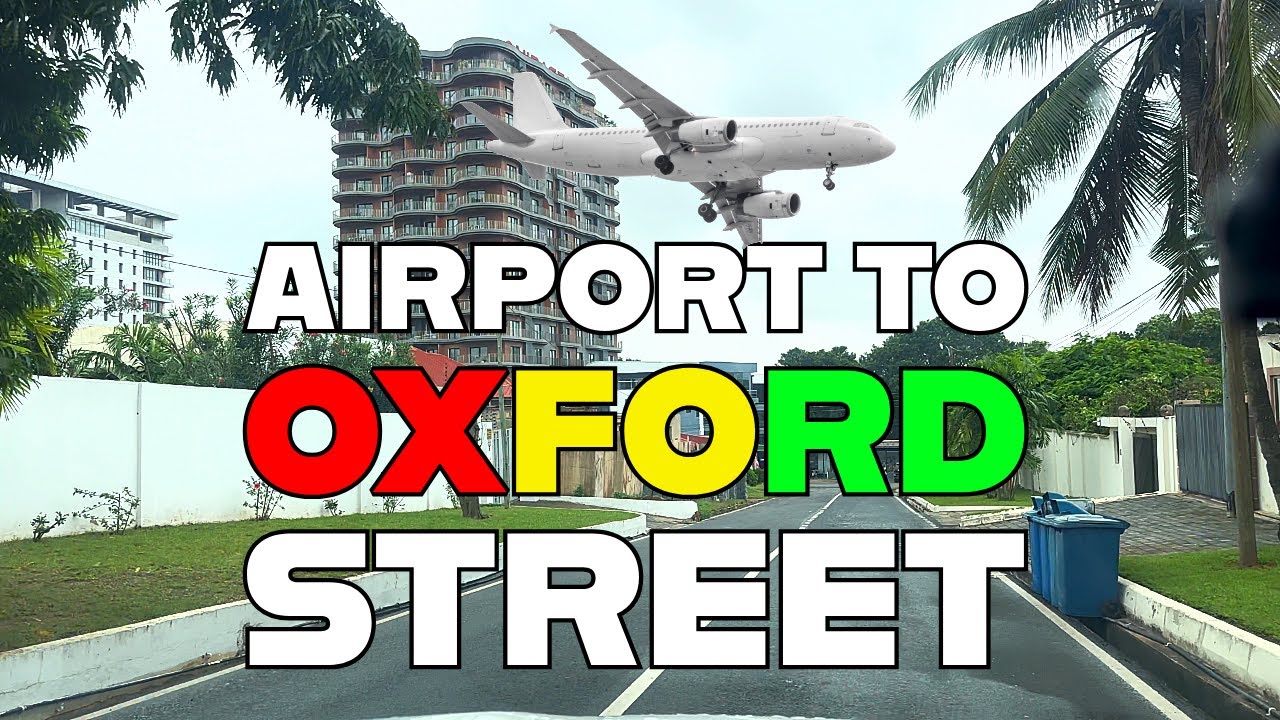 AIRPORT ➡️ LABONE ➡️ OXFORD STREET | MILLIONAIRE'S VLOG | DRIVING IN ACCRA #airport #labone #osu