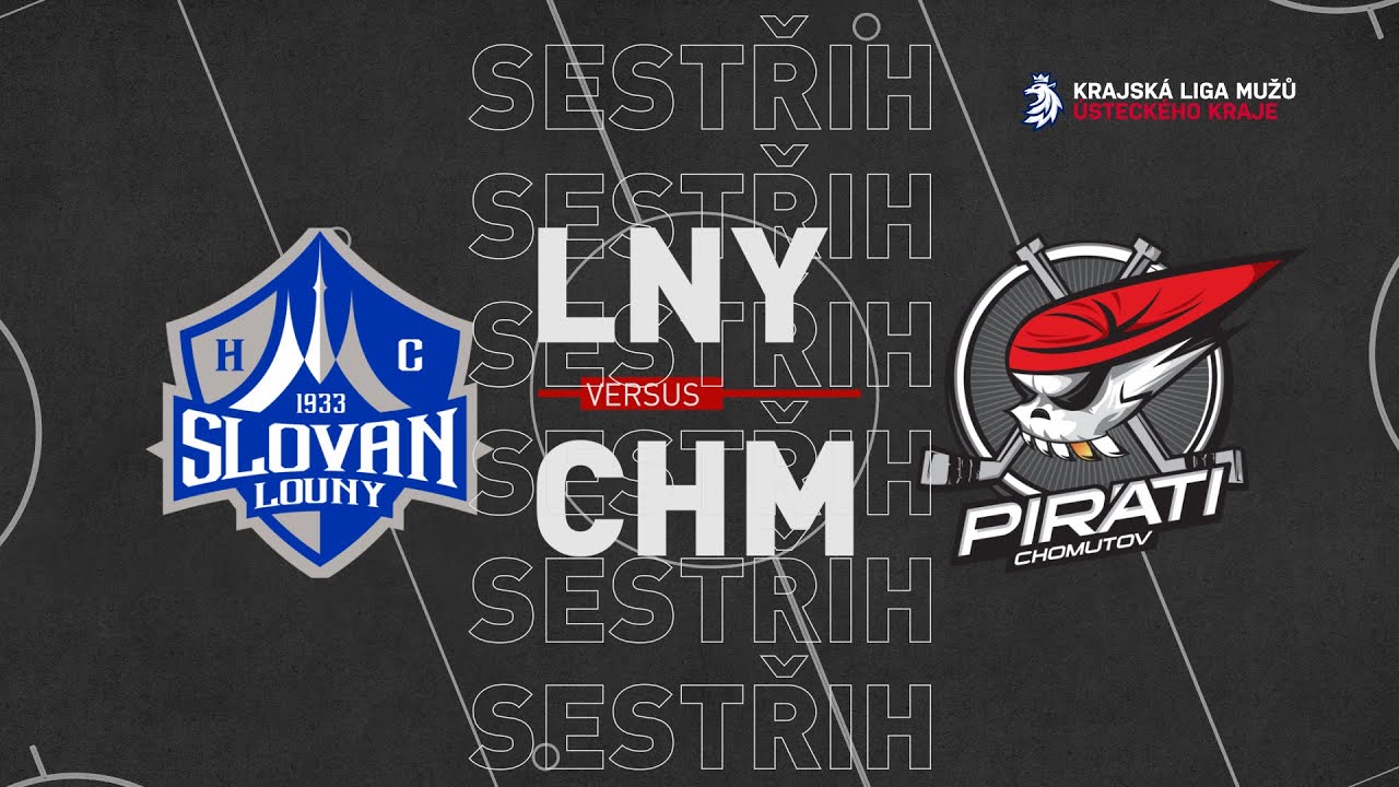SESTŘIH: HC Slovan Louny vs Piráti Chomutov 7:12
