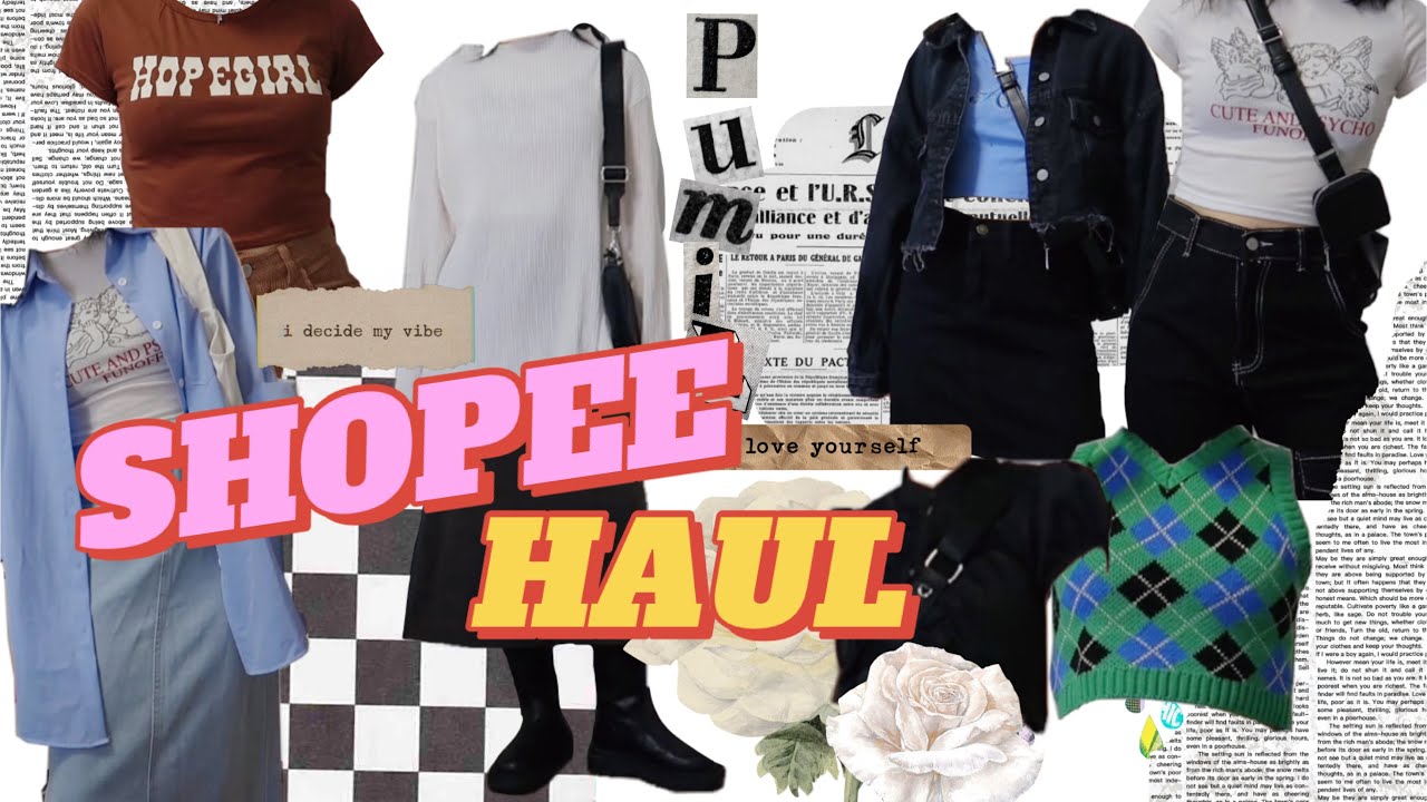 SHOPEE HAUL 3: Gợi ý mix đồ trang phục xuân hè