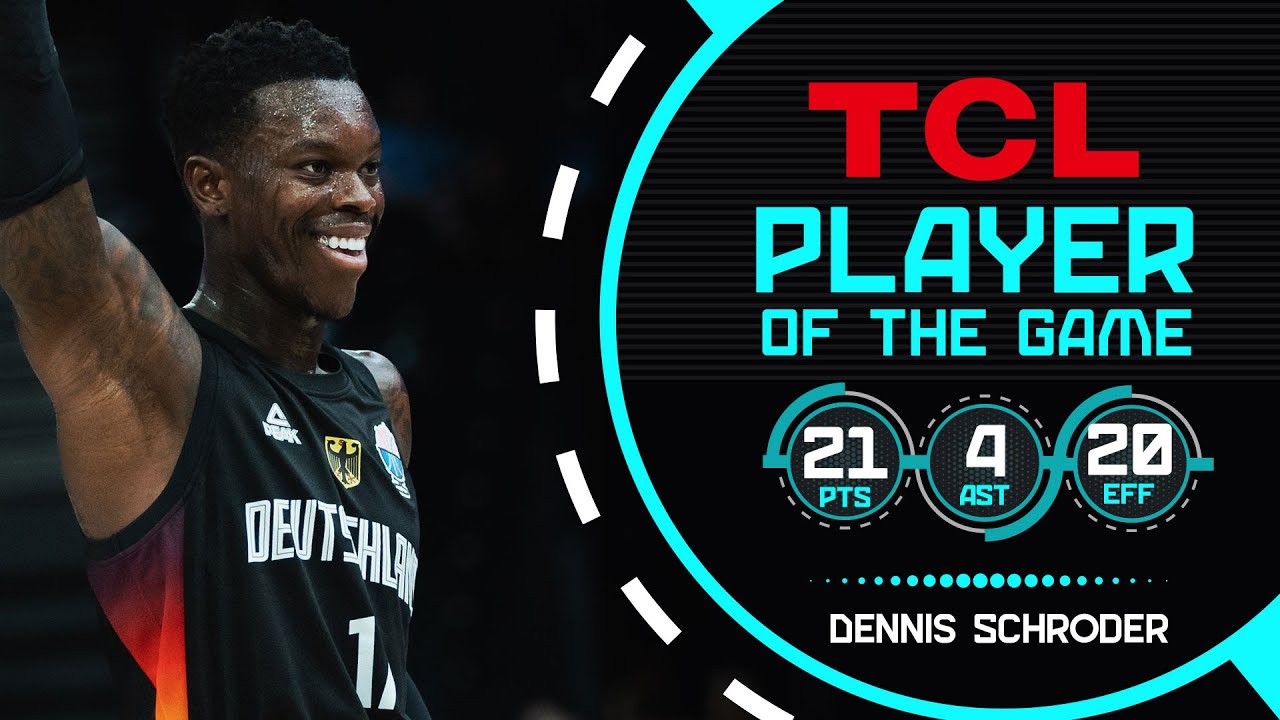 Dennis Schroder (21 PTS) leads the attack for GER 🇩🇪 win against MNE 🇲🇪 at #EuroBasket 2025!