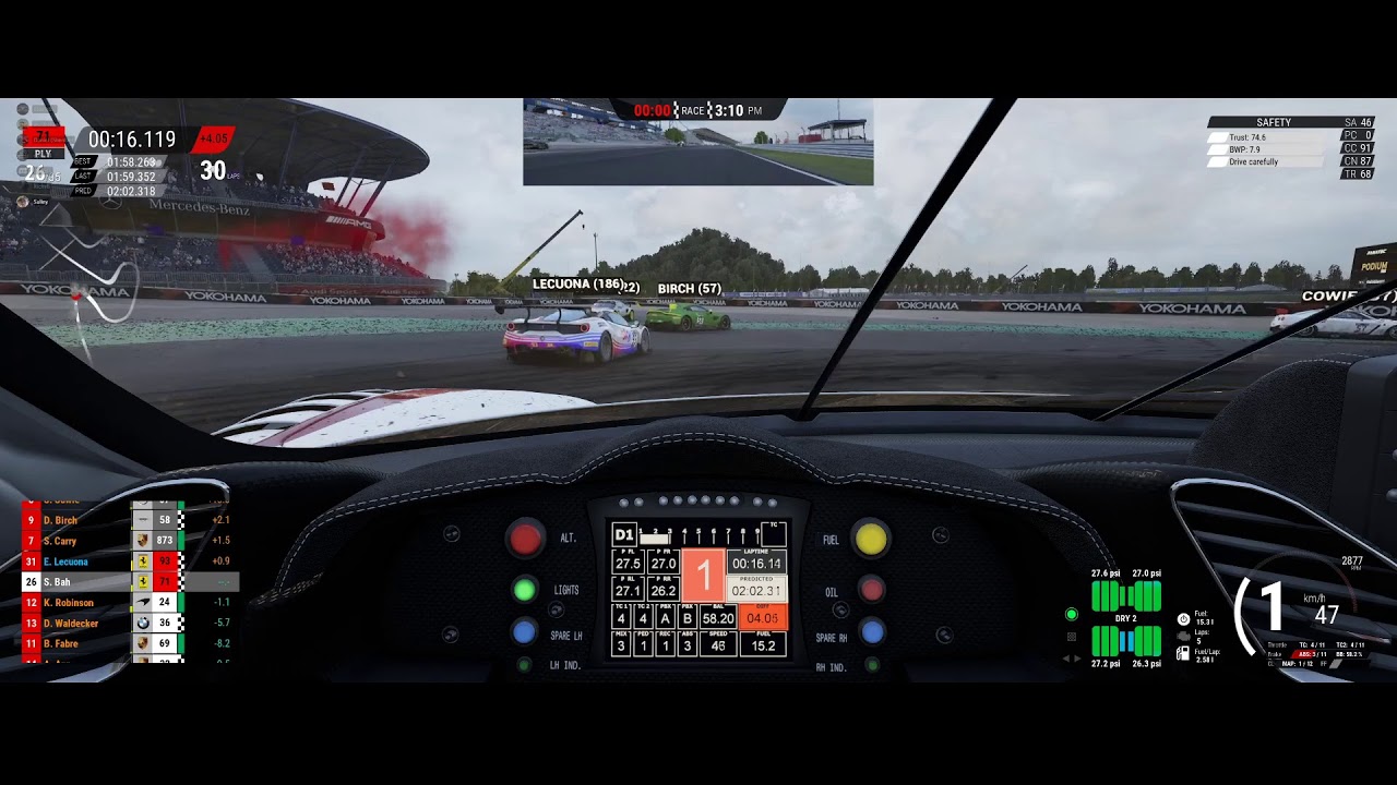 acc german burger practice race