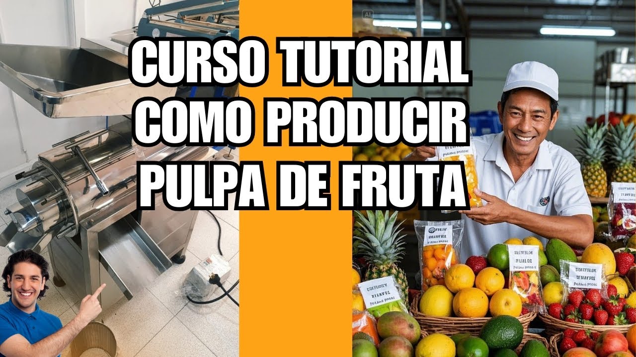 ⭐️CURSO TUTORIAL - COMO EMPRENDER Y PRODUCIR PULPA DE FRUTAS