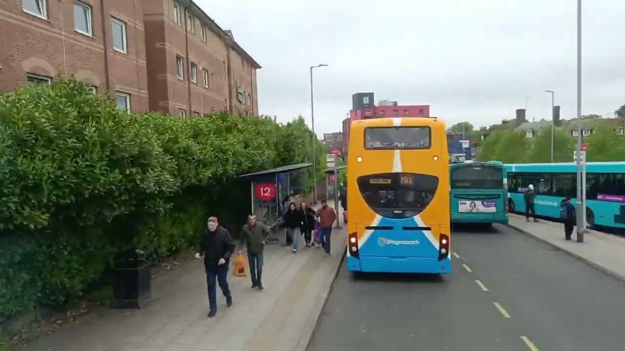🇬🇧 BUS JOURNEY (TIMELAPSE) | Stagecoach East MK1: Milton Keynes ➔ Bedford