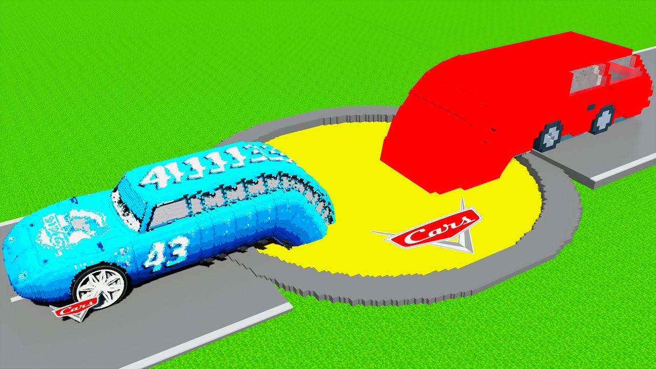 LONG CARS vs DINOCO PORTAL | Teardown