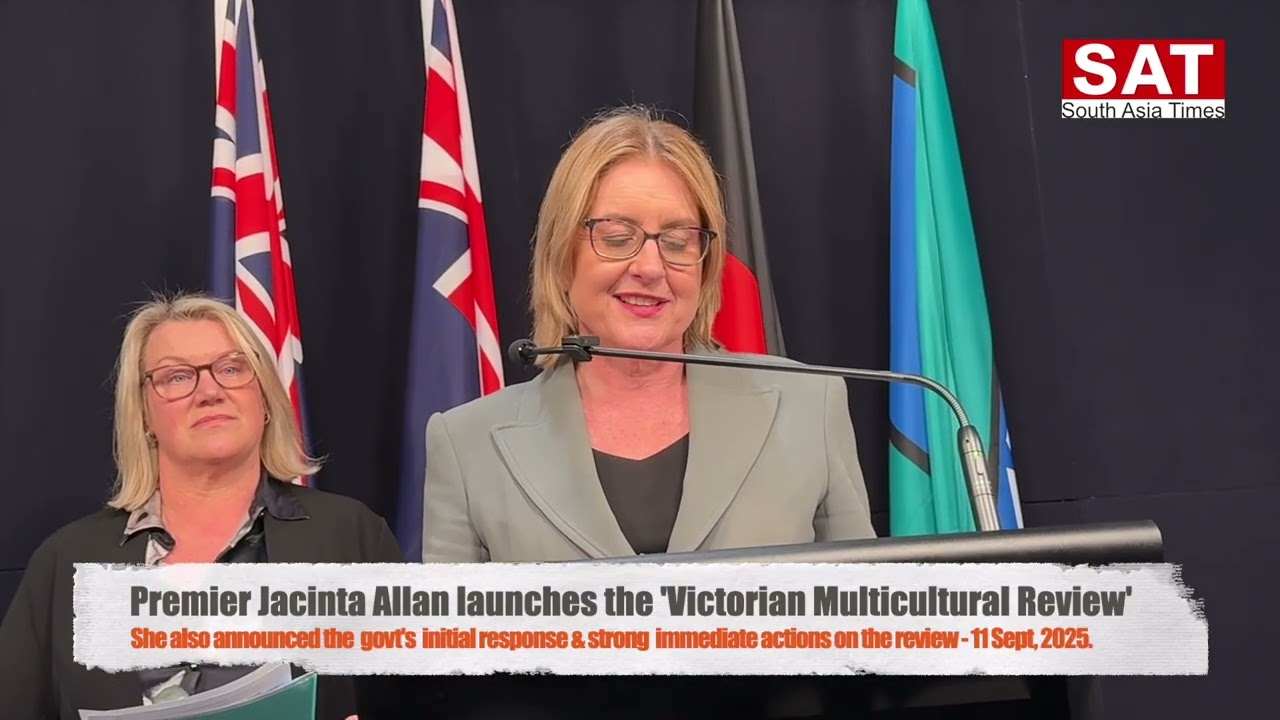 Victoria's Premier Jacinta Allan launched the 'Victorian Multicultural Review' & initial response..