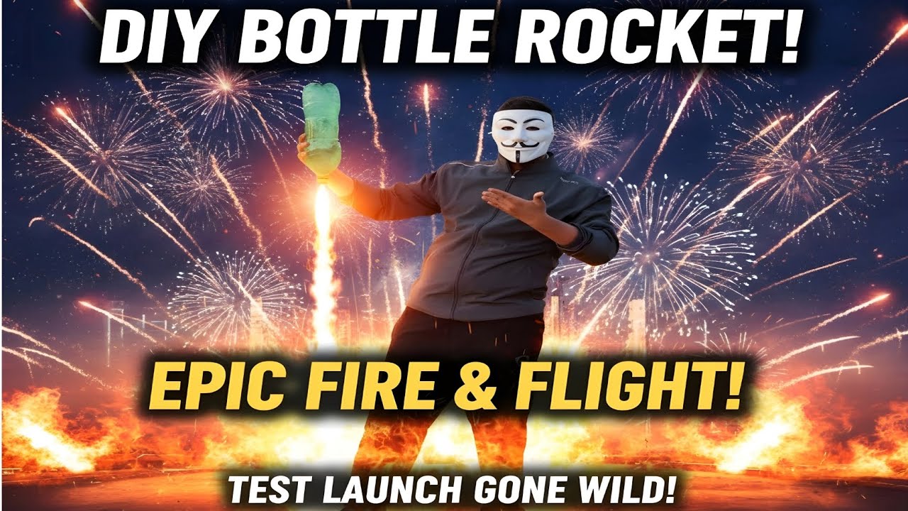 Simple bottle rocket 🚀😮ll बोतल देखो कितनी ऊंचाई गई ll#bottle#rocket#experiment @Experiment_trend_01 