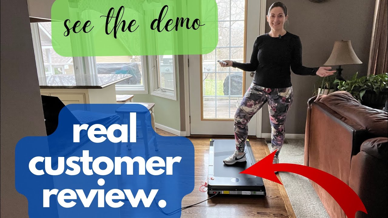 Rhythm Fun walking pad treadmill demonstration & review