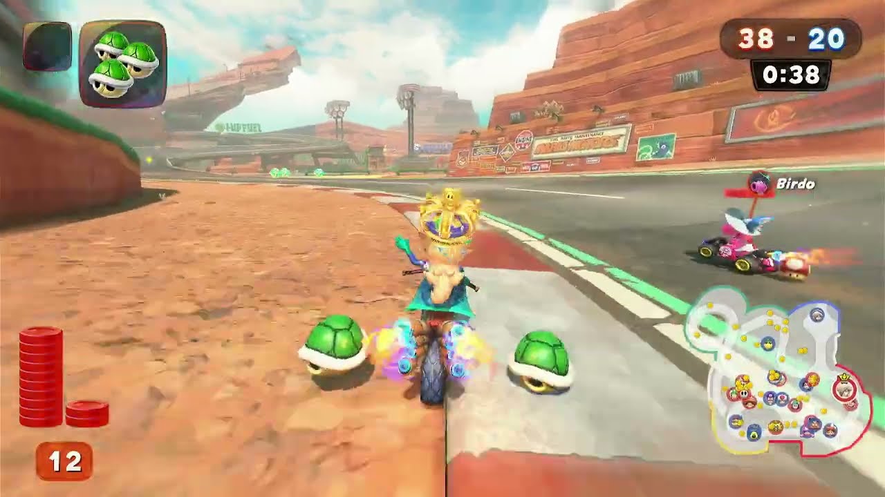 Mario Kart Word coin battle Castle Team VS Bowser Team Starring Rosalina! SUBSCRIBE