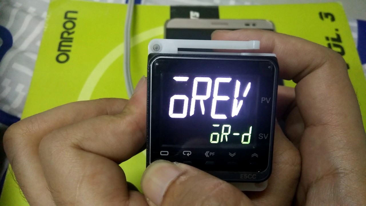 วิธีการ set temp controller omron  E5CC