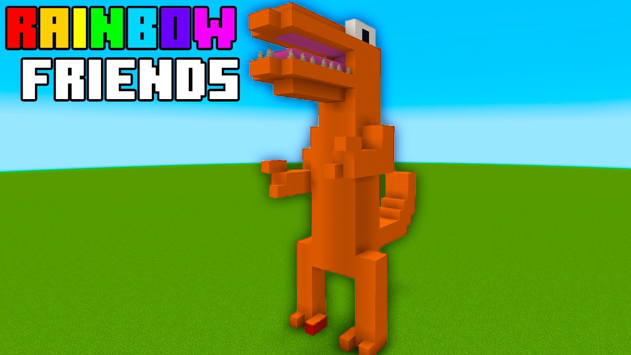 Minecraft Tutorial: How To Make A Orange Statue 