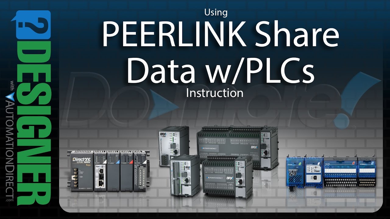 BRX Do-more Designer Using the Peerlink Instruction from AutomationDirect