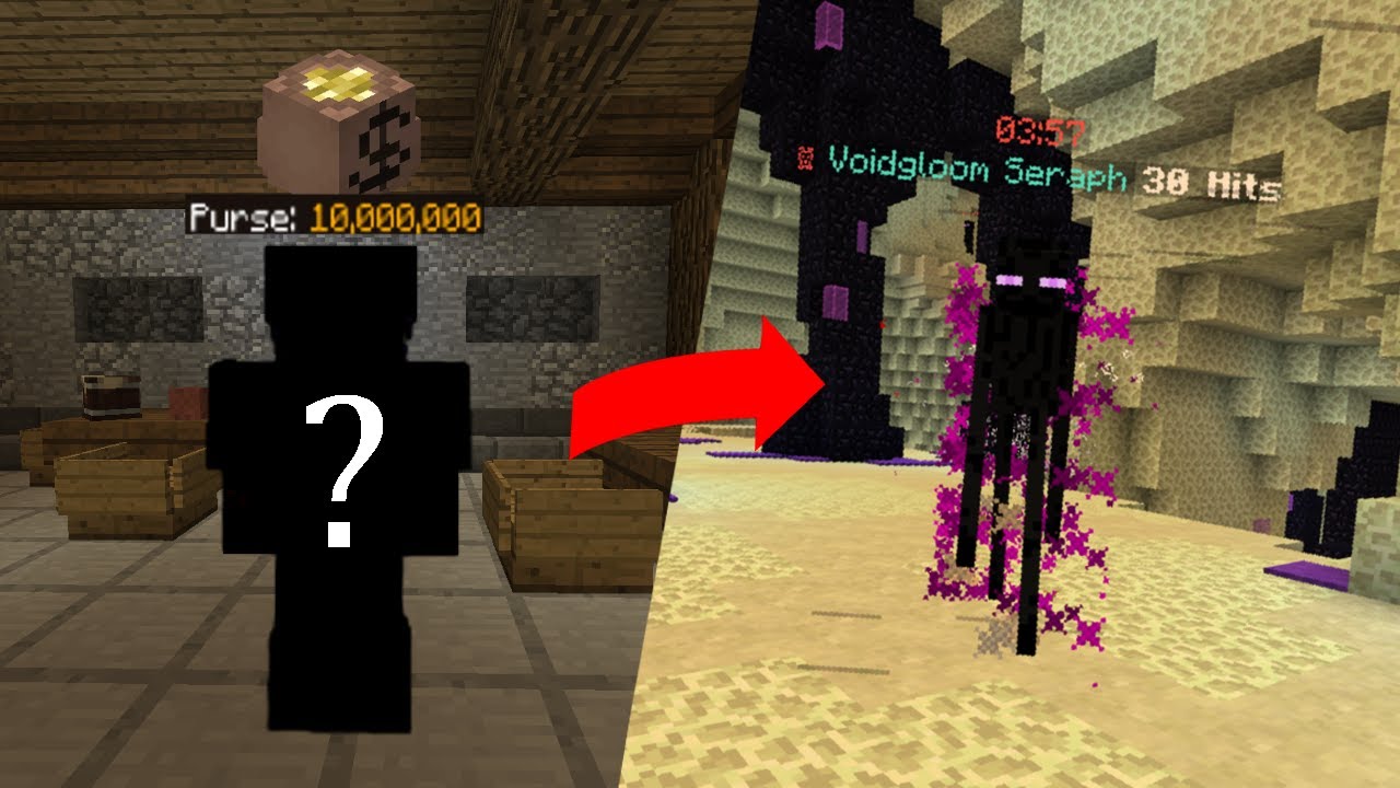 Killing Tier 2 Enderman Slayer In The Cheapest Set Possible!