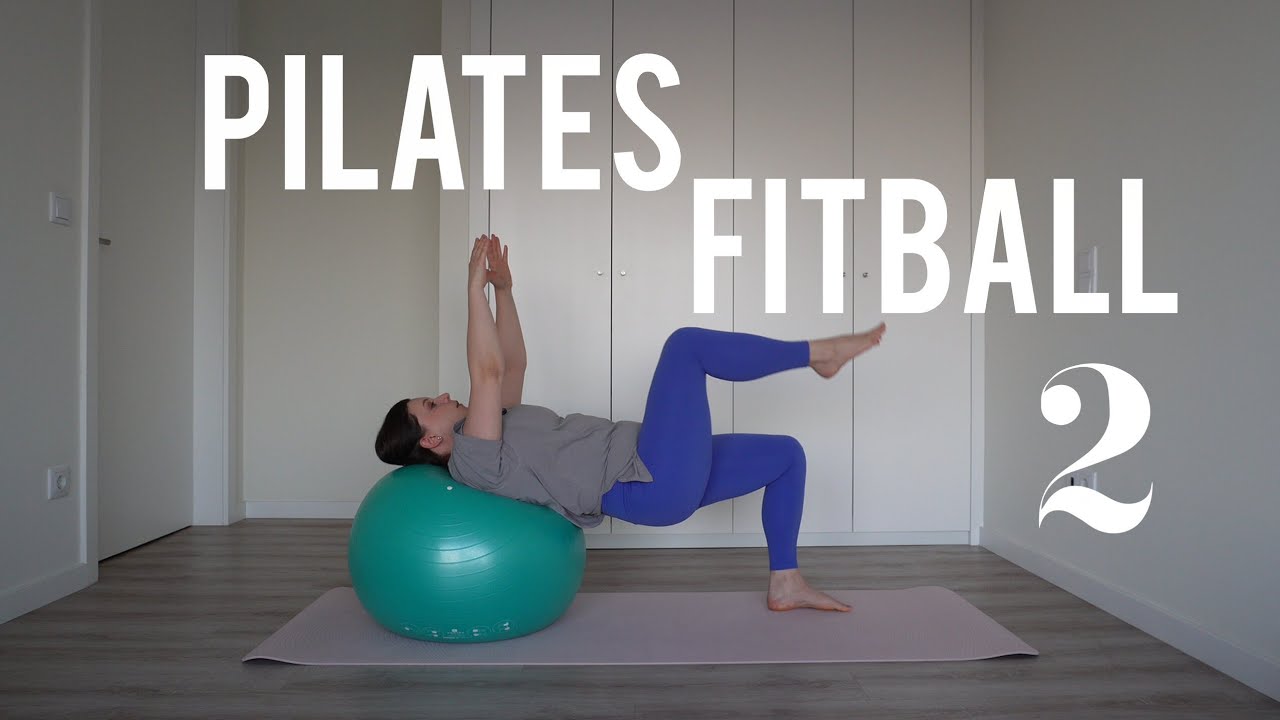 Пилатес с фитболом №2