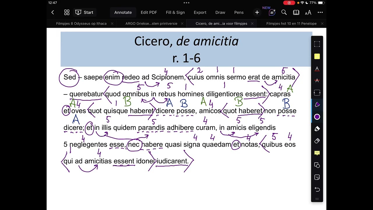 Cicero: Laelius de amicitia 62 + 63 Gebruik je verstand!