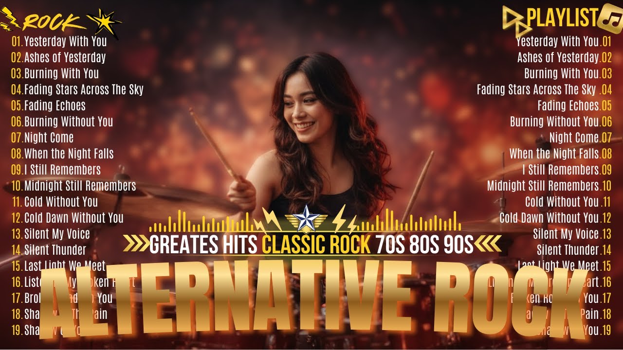 Best Slow Rock, Classic Rock, Ballad Playlist for Deep Feelings, Late Nights & Memories 🌙🎶