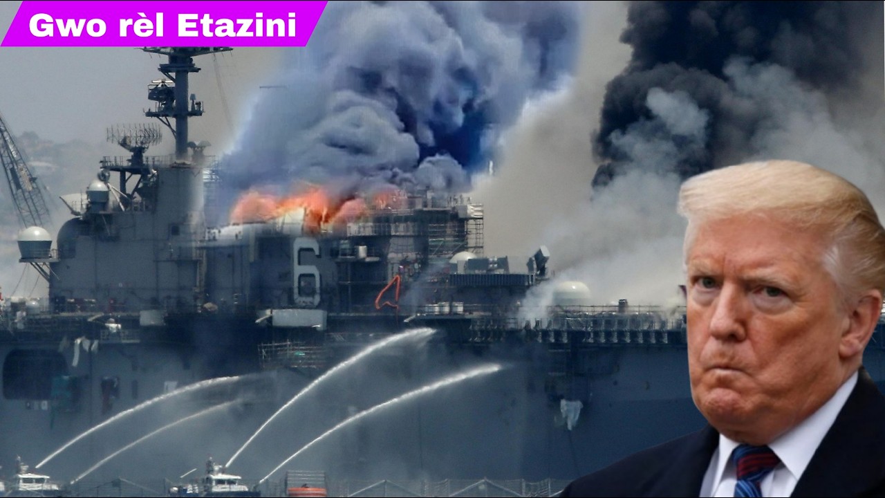 Iran bonbade pi gwo boto de gè ameriken an/ Donald Trump sezi wè bagay sa