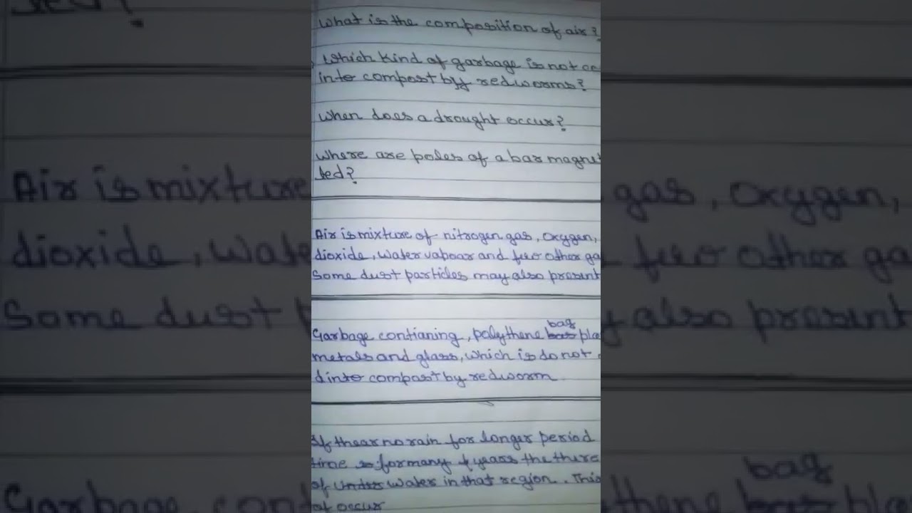 class 6th Science worksheets for revision to test /NCERT book #ytshorts
