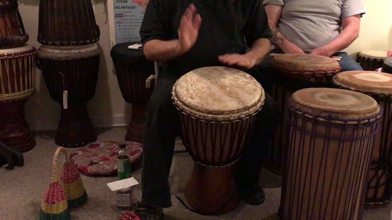 Tiriba Hand Patterns - 1, 2, 3 on Djembe