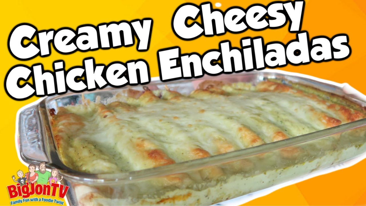 Creamy Cheesy Chicken Enchiladas || What's Cookin' Wednesday