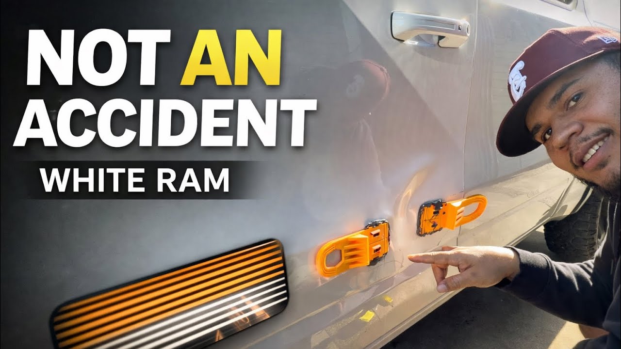 This Door Dent Wasn’t an Accident | White Ram PDR Repair