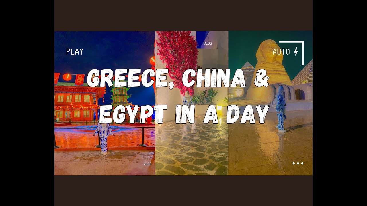 VLOG ★ A TOUR OF THE BOULEVARD (BLVD) PARK. RIYADH, SAUDI ARABIA + GREECE, EGYPT & CHINA EXPLORE.