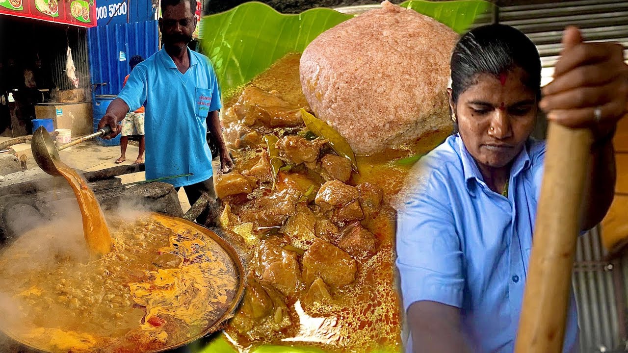 சந்தைகறியில் பட்டையகலப்பும் sandhru சந்தை கறி சாப்பாடு  - Karthiks View