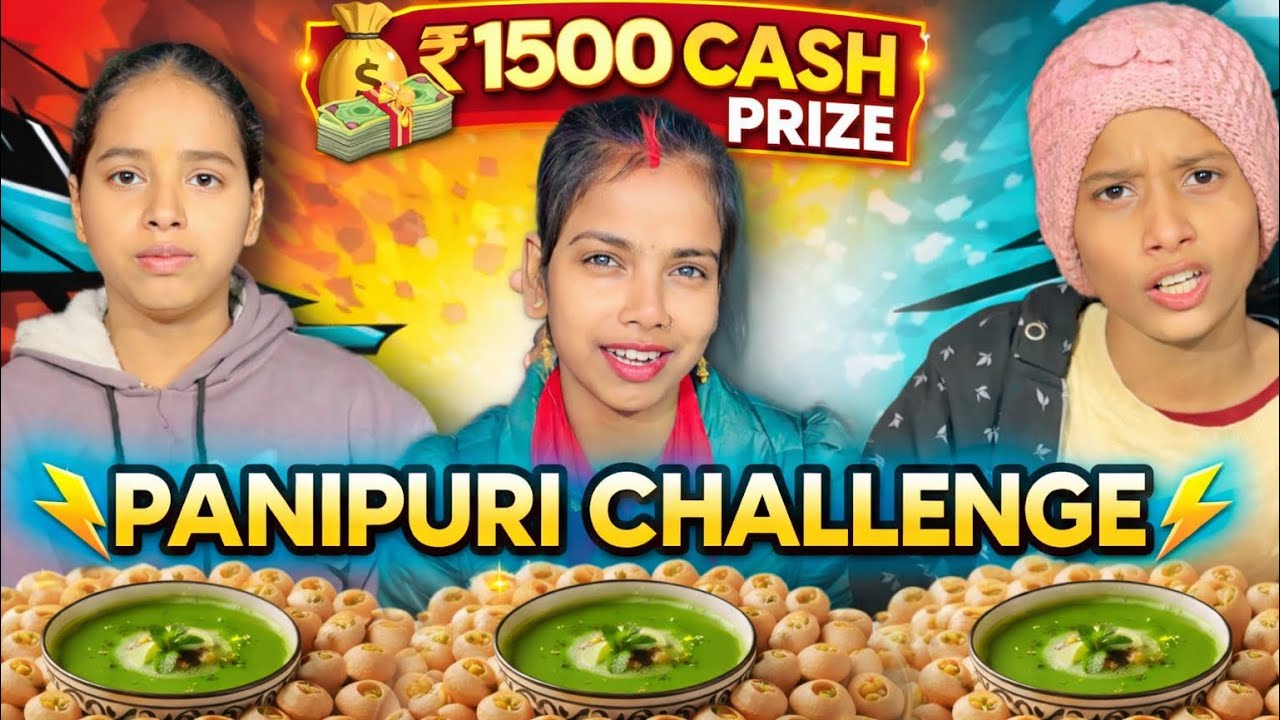 120 Golgappa Challenge 🤗| 40 Pani Puri 1:30 मिनट में खाओ 2000₹ Cash ले जाओ 🤬| Food Challenge | ASMR
