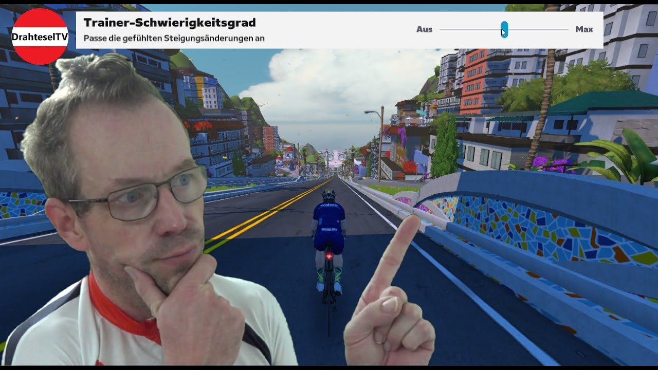 Was bewirkt die Trainerschwierigkeit in Zwift ? - Lasst es uns doch einfach ausprobieren !