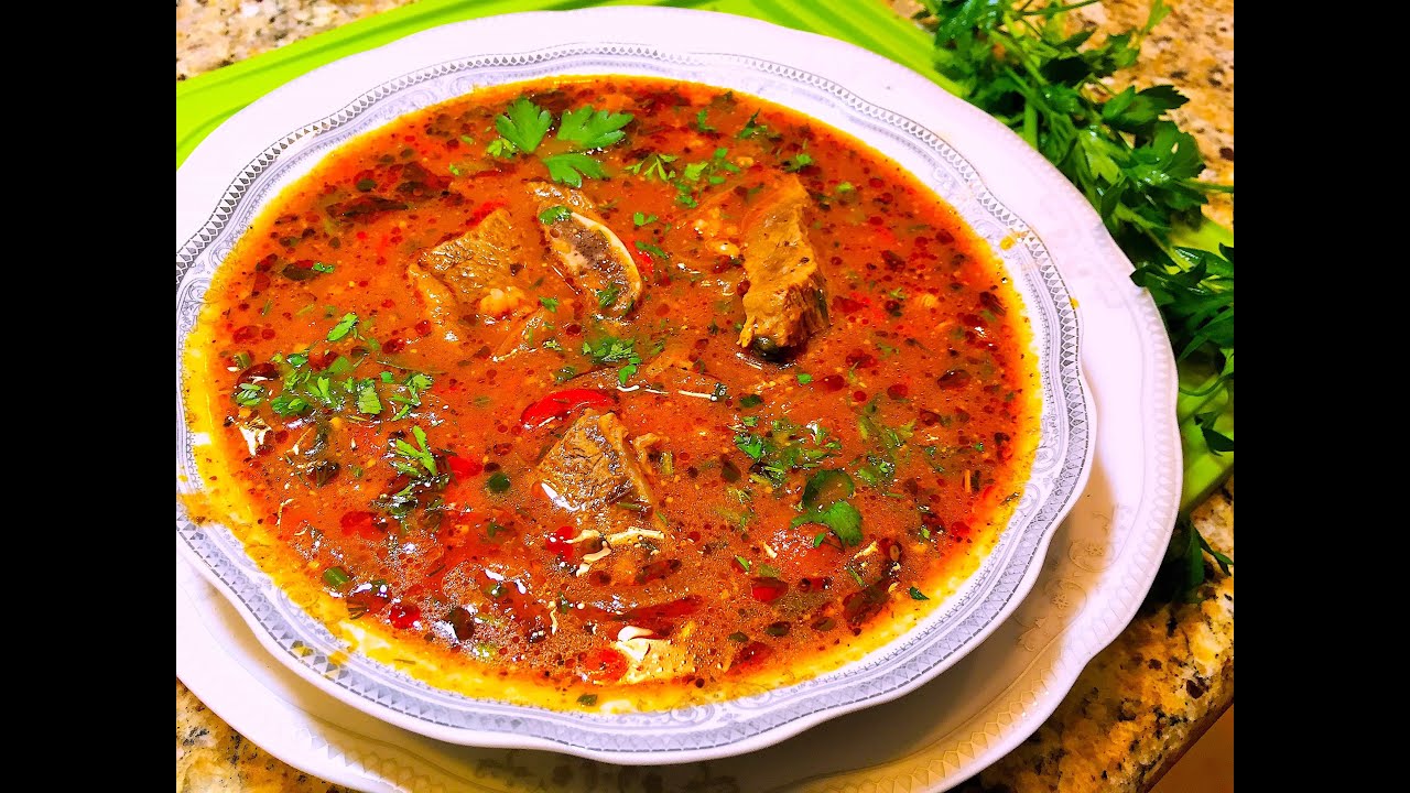 Наваристый Суп ХАРЧО  Захочешь еще!  Грузинская кухня. Soup Kharcho.