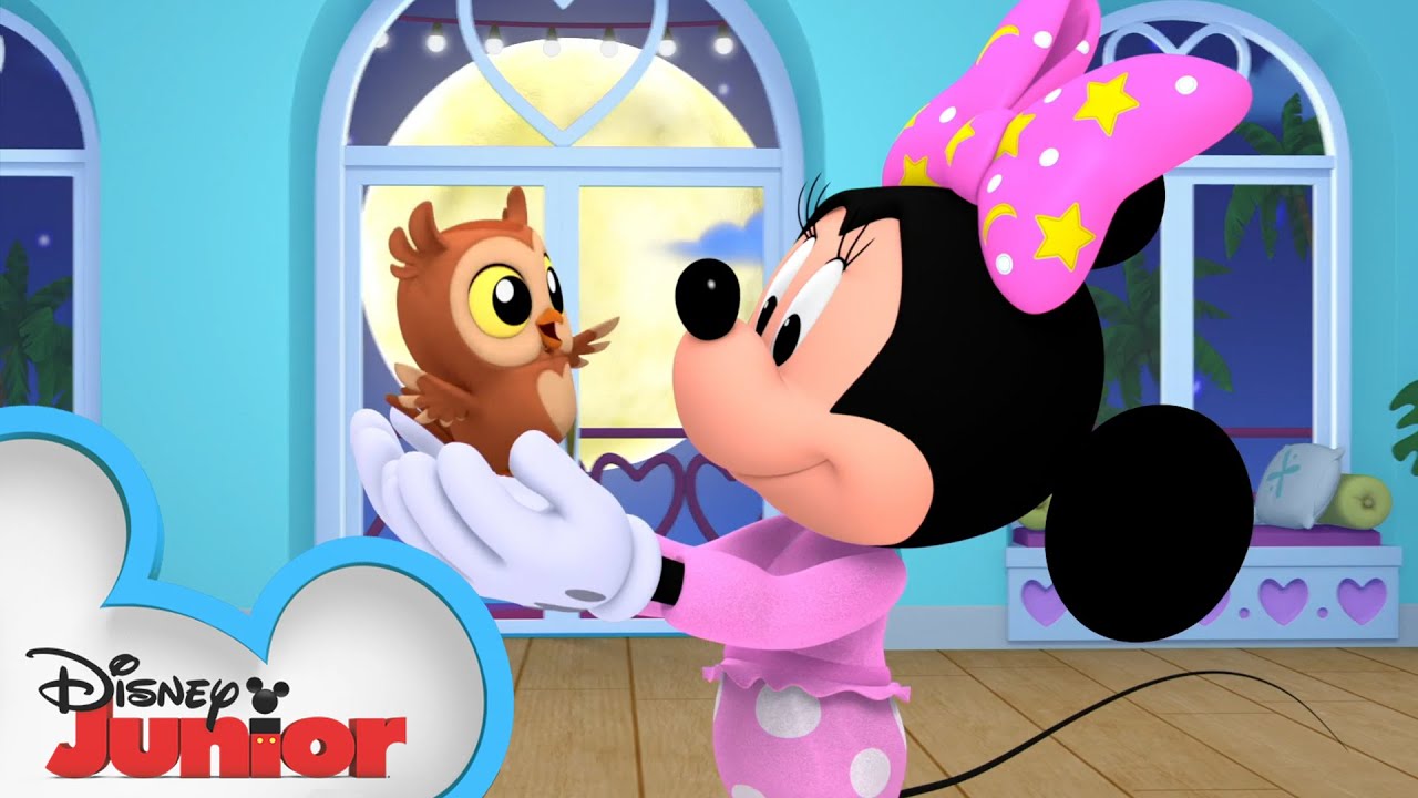 Goodnight Owl | Minnie's Bow-Toons  🎀  | @disneyjr