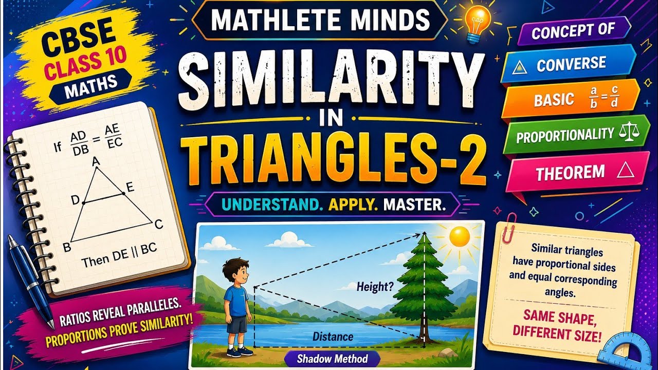 Similarity of Triangles- 2. Converse of Basic Proportionality Theorem and Relevant Questions.