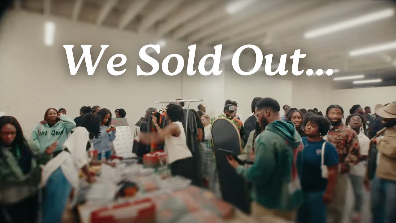 Building a brand in DAL | Sold out Pop UP