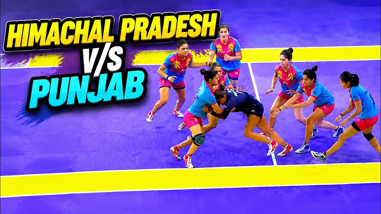 Himachal Pradesh vs Punjab Girl's Kabaddi Match Full Highlights | Khelo India School Games 2019