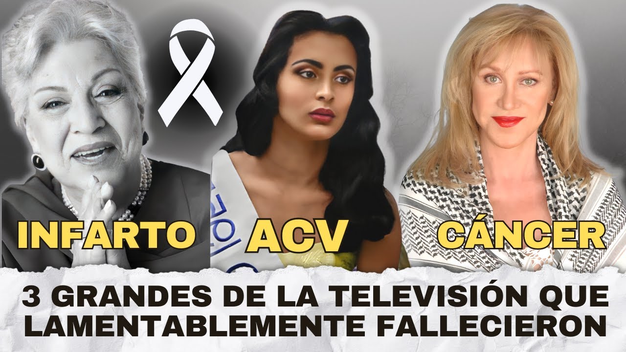 Famosas Venezolanas que fallecieron y quizás no lo sabias