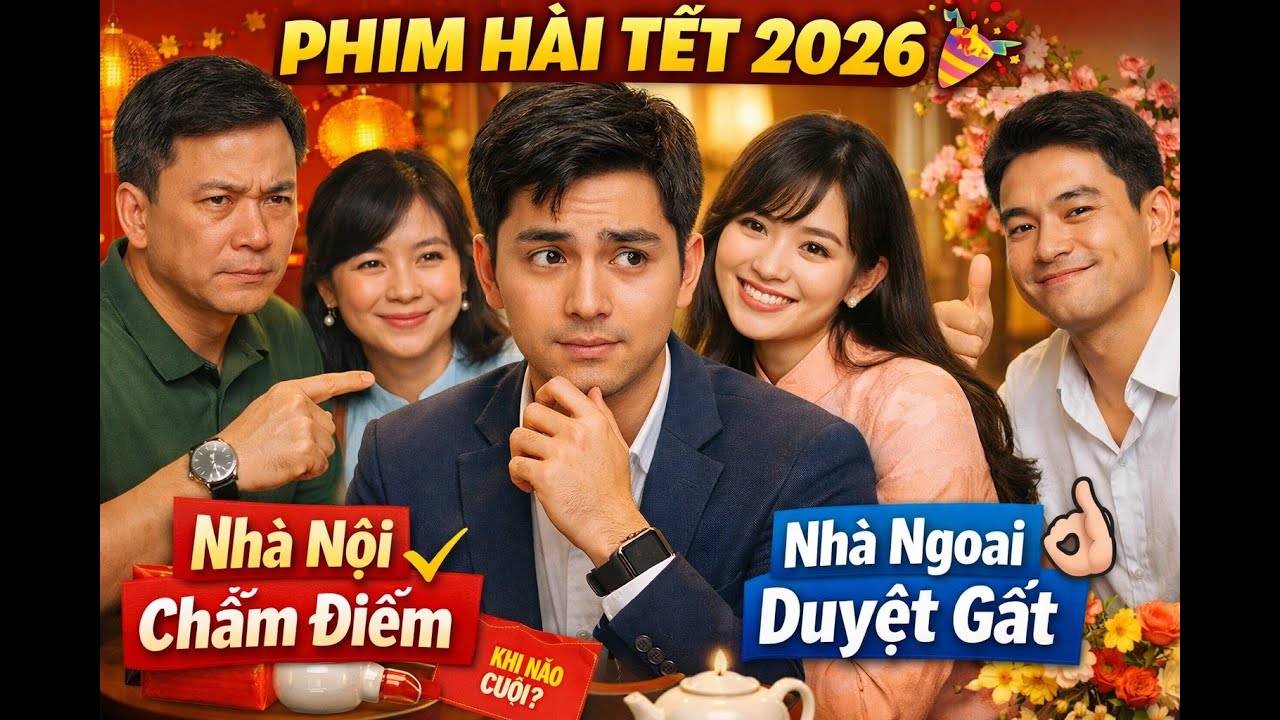 PHIM HÀI TẾT 2026 🎉 Nhà Nội Chấm Điểm, Nhà Ngoại Duyệt Gắt | Hài Tết Điện Ảnh