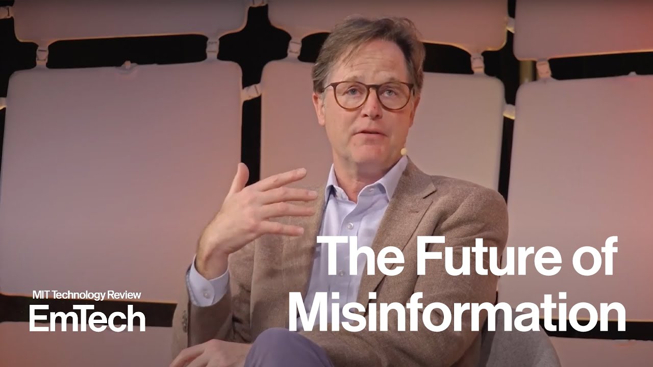 Elections and the Future of Misinformation | Nick Clegg, Meta | EmTech Digital 2024