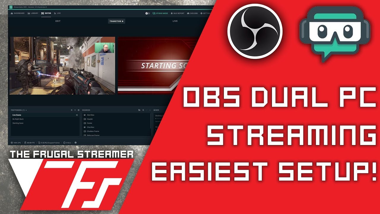 OBS Tutorial/Guide:  Easiest Two PC NDI Streaming Setup NO CAPTURE CARD/MIXER NEEDED!!