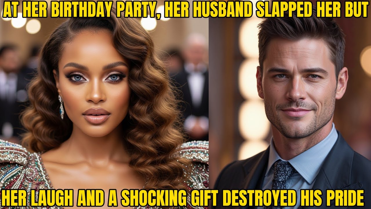 AT HER BIRTHDAY PARTY, HER MILLIONAIRE HUSBAND SLAPPED HER &ndash; BUT HER LAUGH AND A SHOCKING GIFT MADE