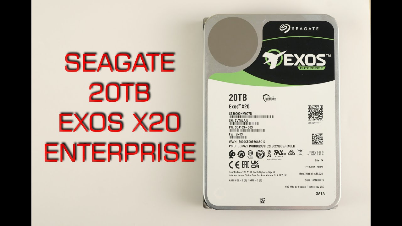 Seagate Exos X20 20 TB Обзор и тестирование жесткого диска большой емкости для NAS и рейд хранилищ