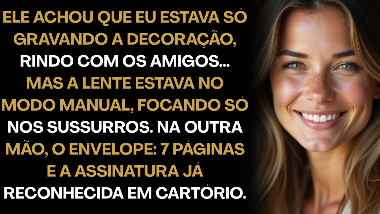 Vi no vídeo da festa: ‘a esposa dele nem desconfia’ — eu filmava tudo, segurando a câmera e o...