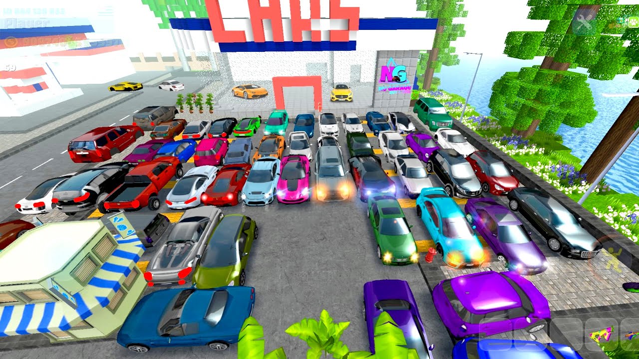 Party craft all cars in showroom for the first 🤑🤯