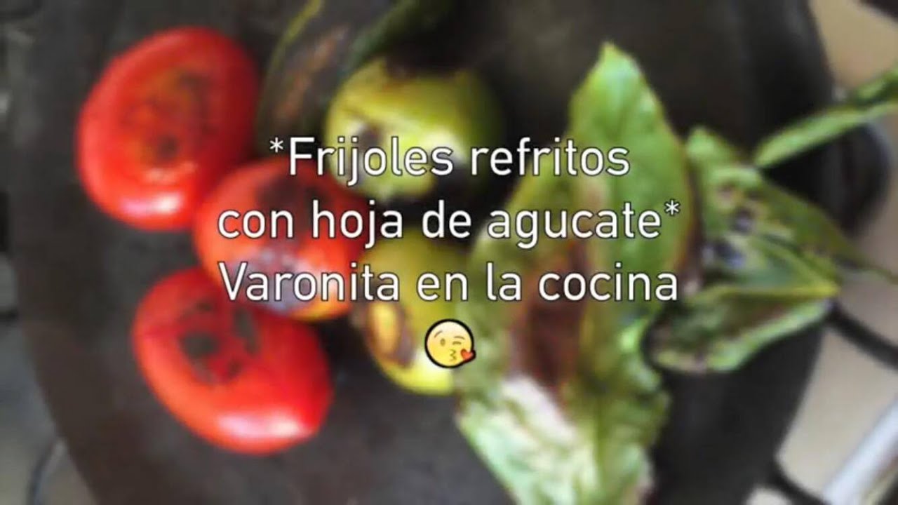 * #Frijoles refritos  con hoja de #aguacate* #VaronitaEnLaCocina #ComidaCasera