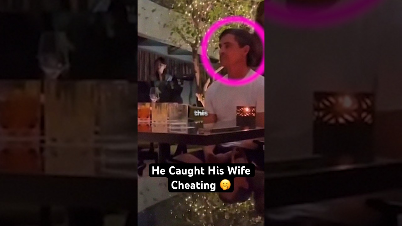 Man Caught His Wife Cheating At Restaurant..