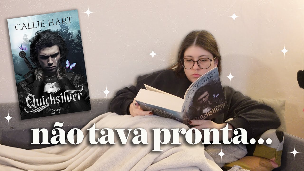 lendo QUICKSILVER da Callie Hart | vlog de leitura