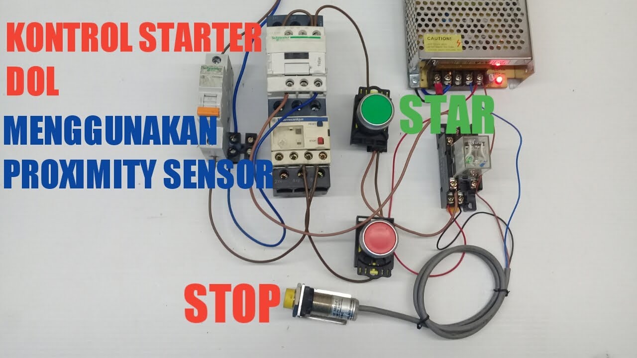 KONTROL STARTER DOL MENGGUNAKAN PROXIMITY SENSOR