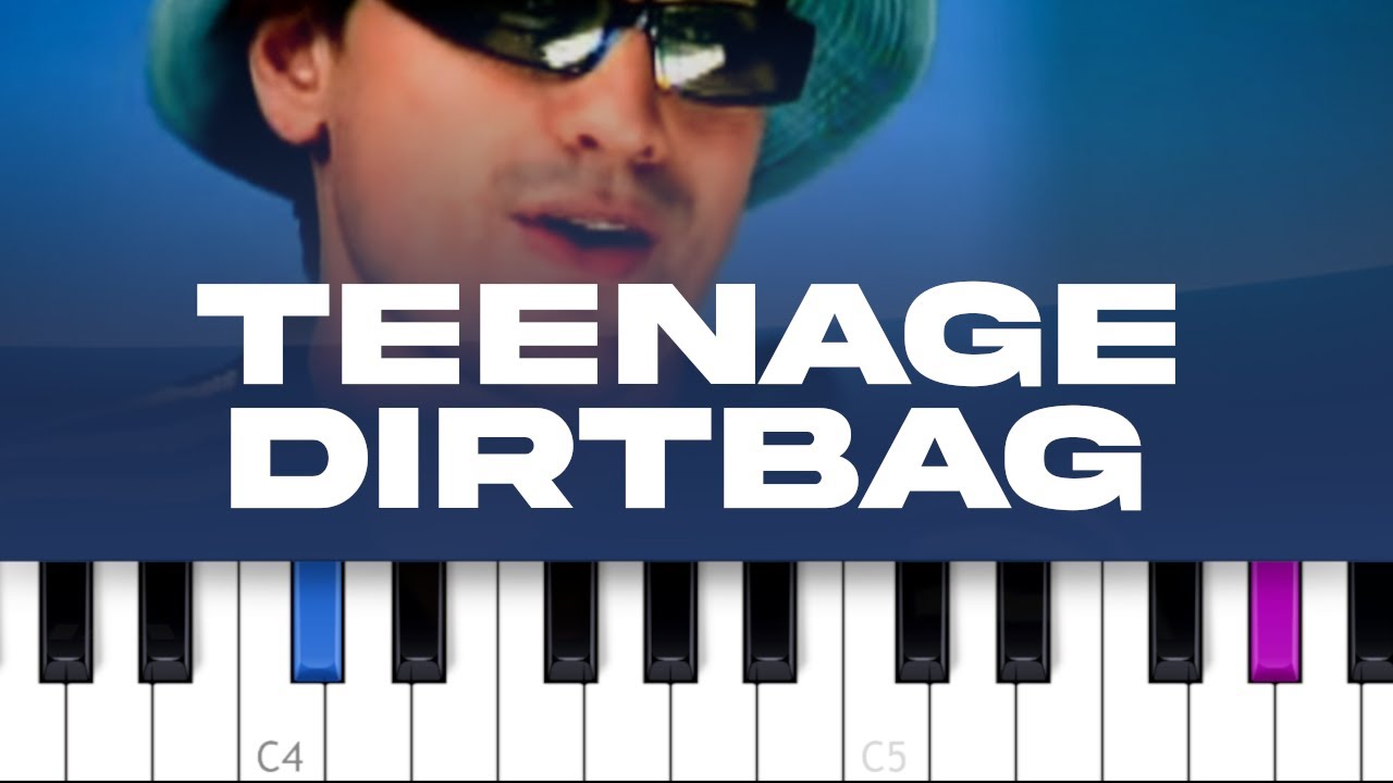 Wheatus - Teenage Dirtbag (piano tutorial)