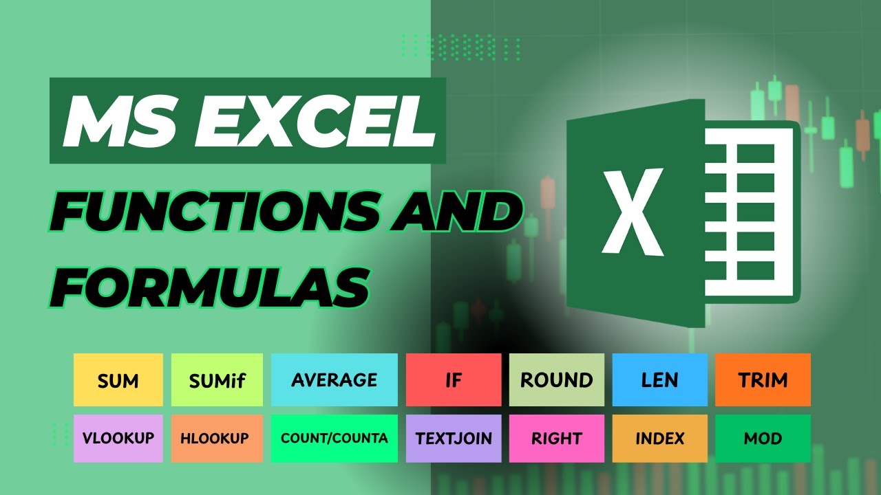 Top MS Excel Functions and Formulas You Must Know | Step-by-Step with Examples