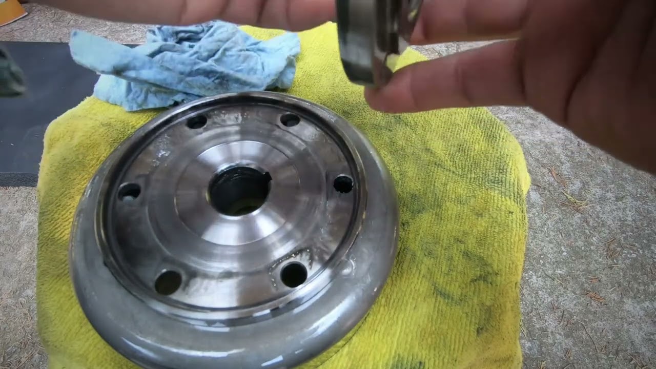 Yamaha raptor 350 como cambiar clutch de arranque o bendix