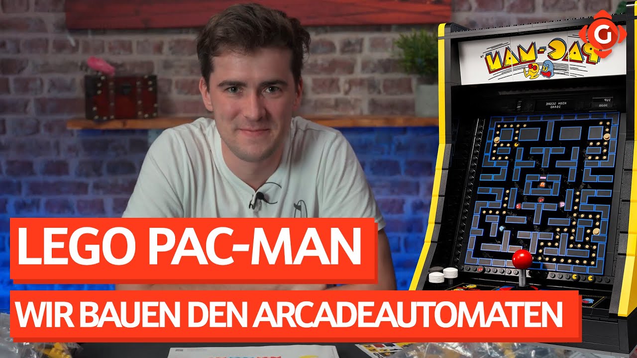 Wir bauen den Klemmbaustein Arcadeautomaten 🕹️ Lego Pac-Man | SPECIAL