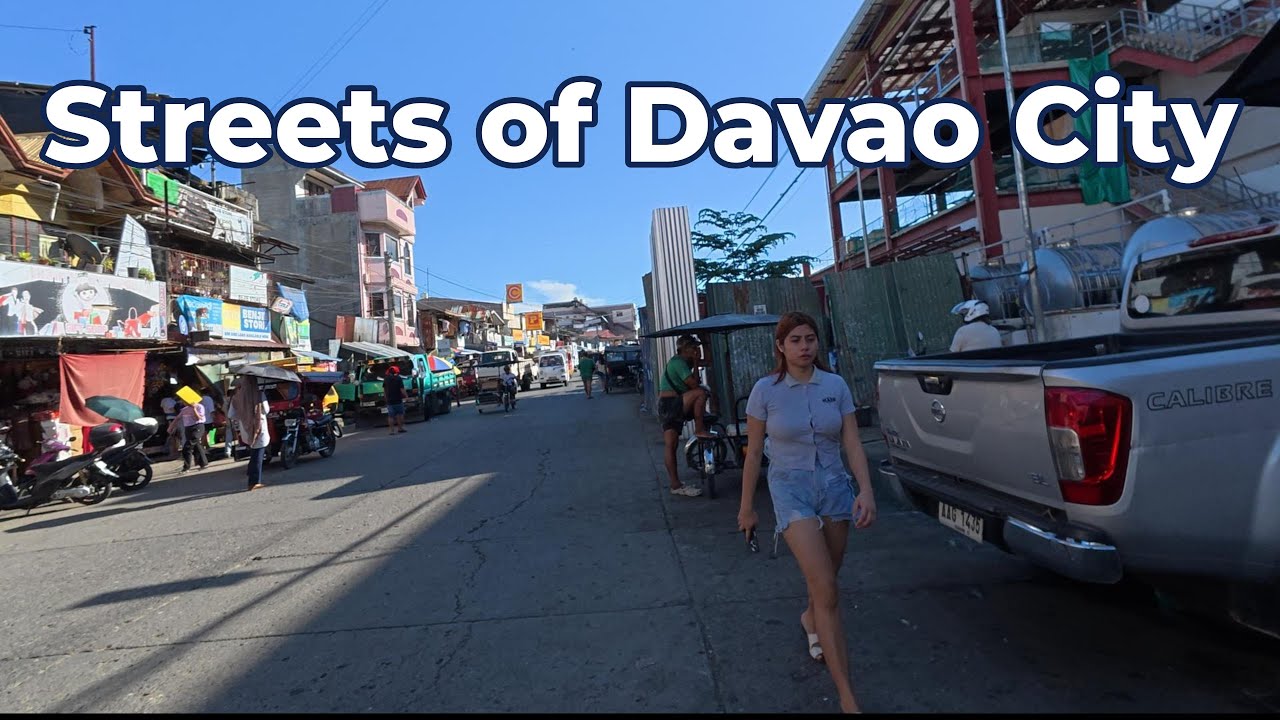 Exploring Streets of Davao City, Philippines | 4K Walking Tour